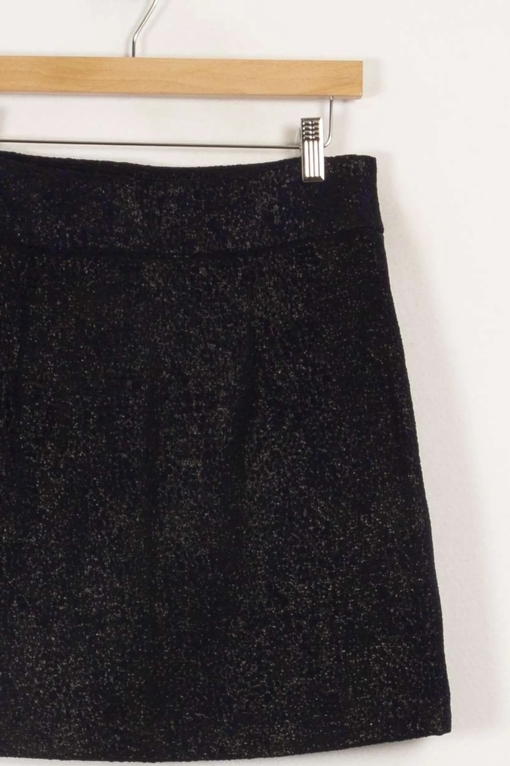Outlet La Fée Maraboutée Jupe courte en jacquard - M/38 Bleu