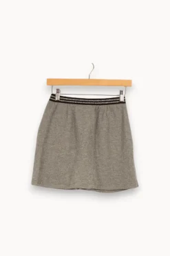 Best Sale IKKS Jupe courte e pailletée - Taille M/38 Gris