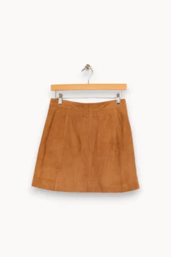 Best Comptoir des Cotonniers Jupe courte clair - Taille S/36 Marron