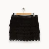 Flash Sale IKKS Jupe courte e à broderies - Taille XL/42 Noir