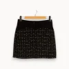 Shop I.Code Jupe courte e en tweed - Taille M/38 Noir