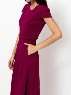 Online Maison Lemoine Jupe Ella - S/36 Bordeaux