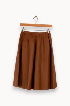 Shop Maison 123 Jupe en cuir - Taille XS/34 Marron