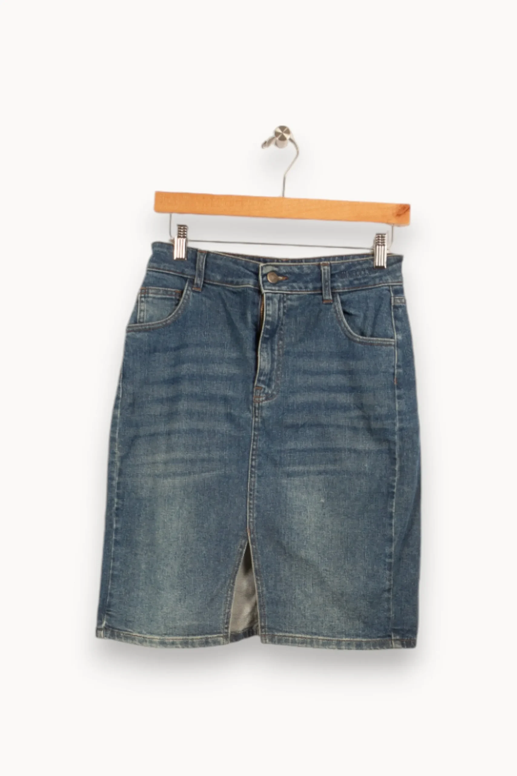 Fashion La Fée Maraboutée Jupe en jean - S/36 Bleu