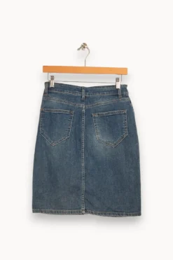 Fashion La Fée Maraboutée Jupe en jean - S/36 Bleu