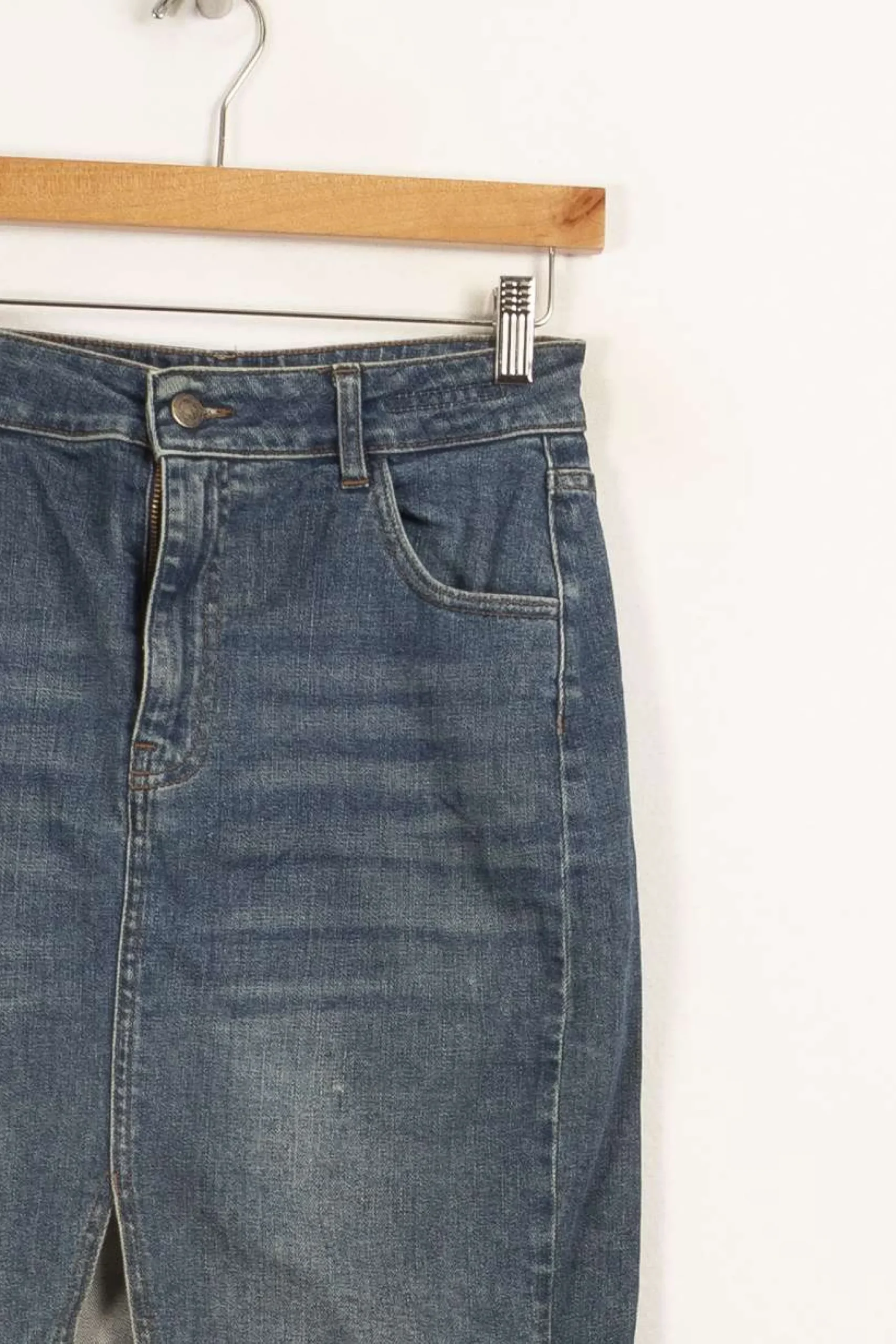 Fashion La Fée Maraboutée Jupe en jean - S/36 Bleu