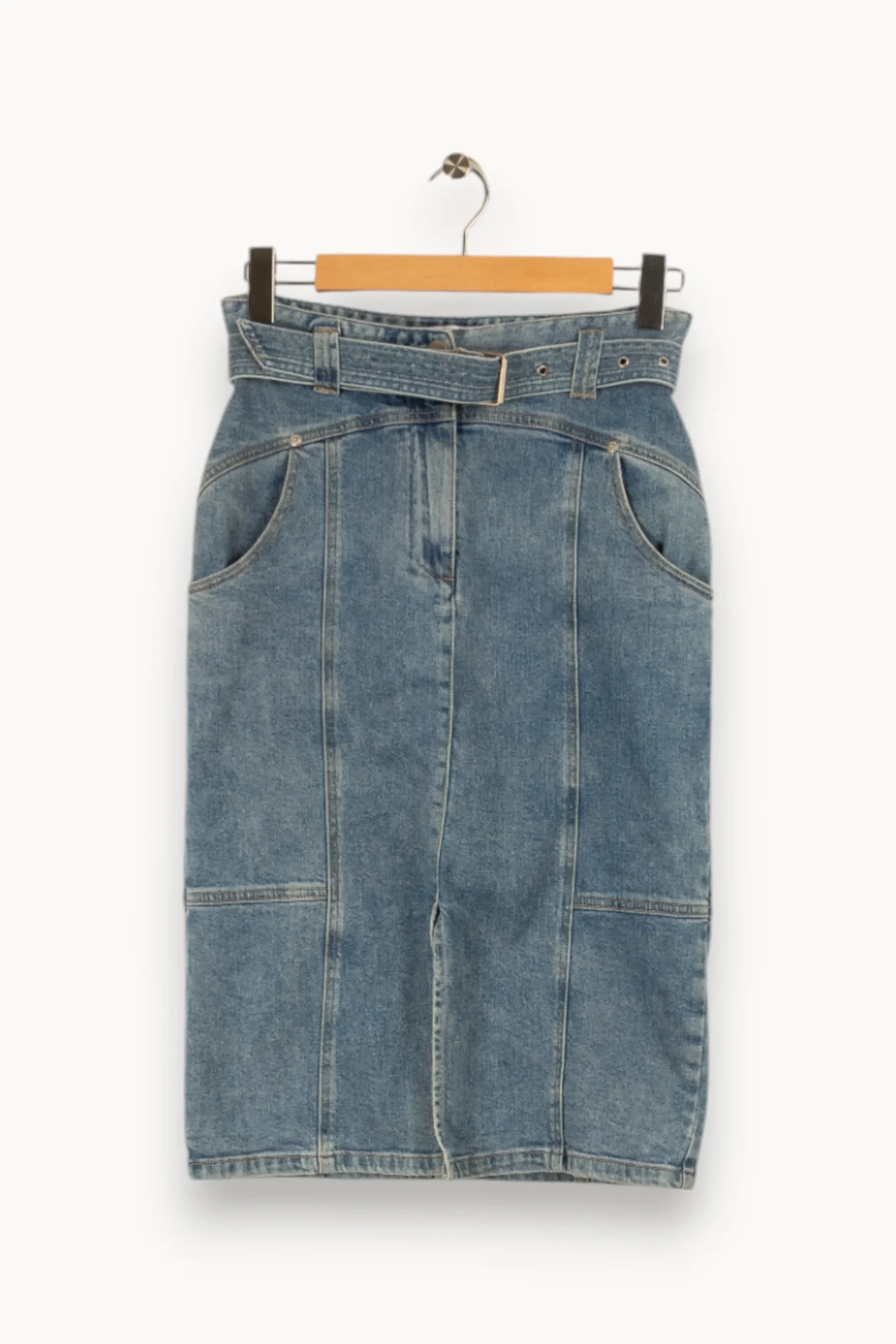 Store Suncoo Jupe en jean - Taille XS/34 Bleu