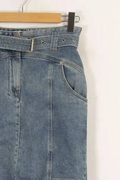Store Suncoo Jupe en jean - Taille XS/34 Bleu