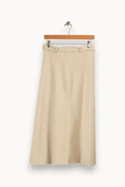 Discount La Fée Maraboutée Jupe en velours cotelé - S/36 Beige