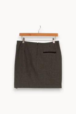 Discount IKKS Jupe e - Taille M/38 Gris