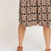 Online La Fée Maraboutée Jupe imprimé rosaces - M/38 Multicolore