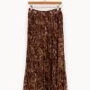 Sale Gerard Darel Jupe longue à motifs - Taille L/40 Multicolore