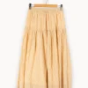 Fashion Léon & Harper Jupe longue rayée - Taille M/38 Beige
