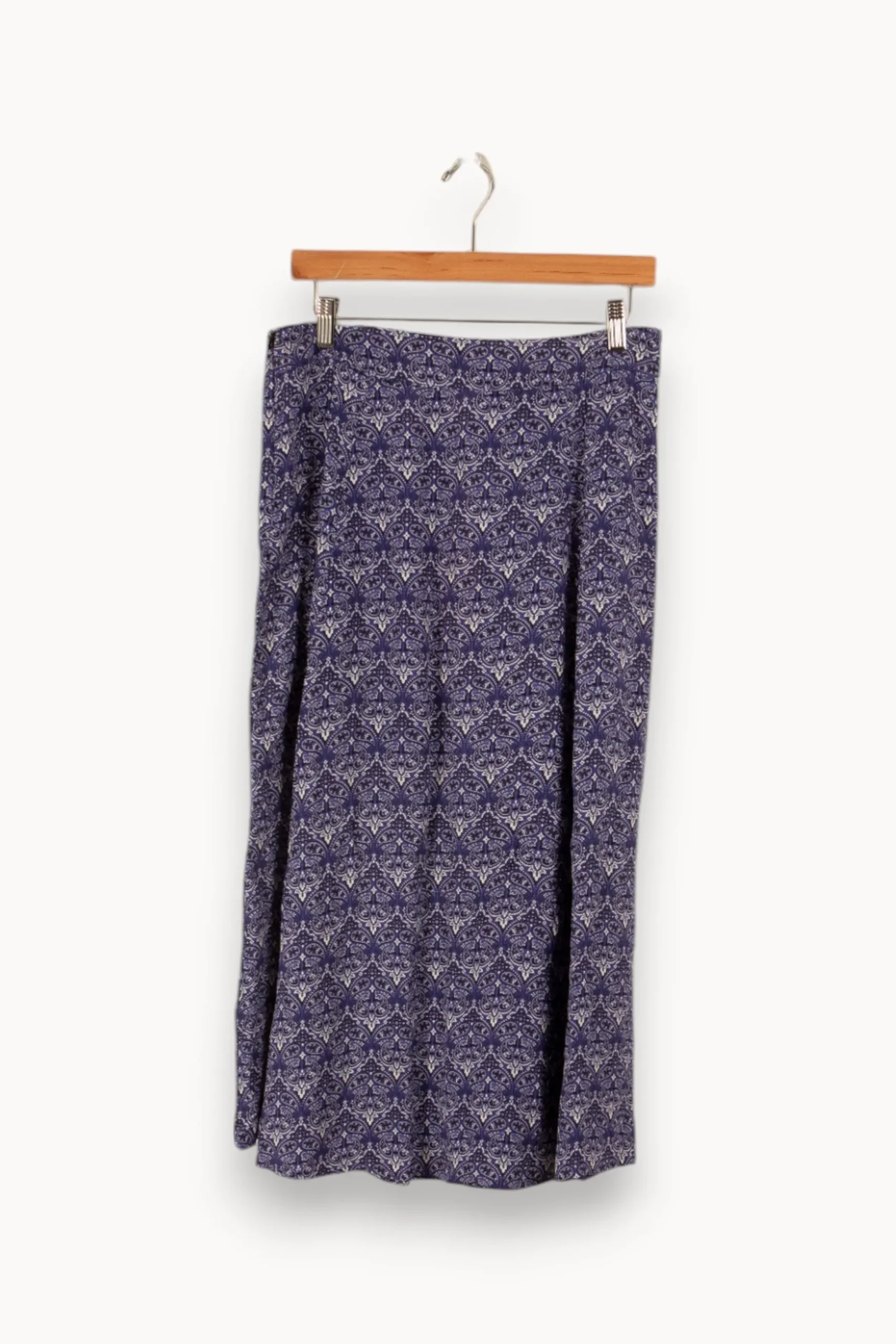 New Bizance Jupe longue e à motifs - Taille M/38 Bleu