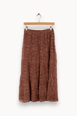New ba&sh Jupe longue - Taille S/36 Bordeaux