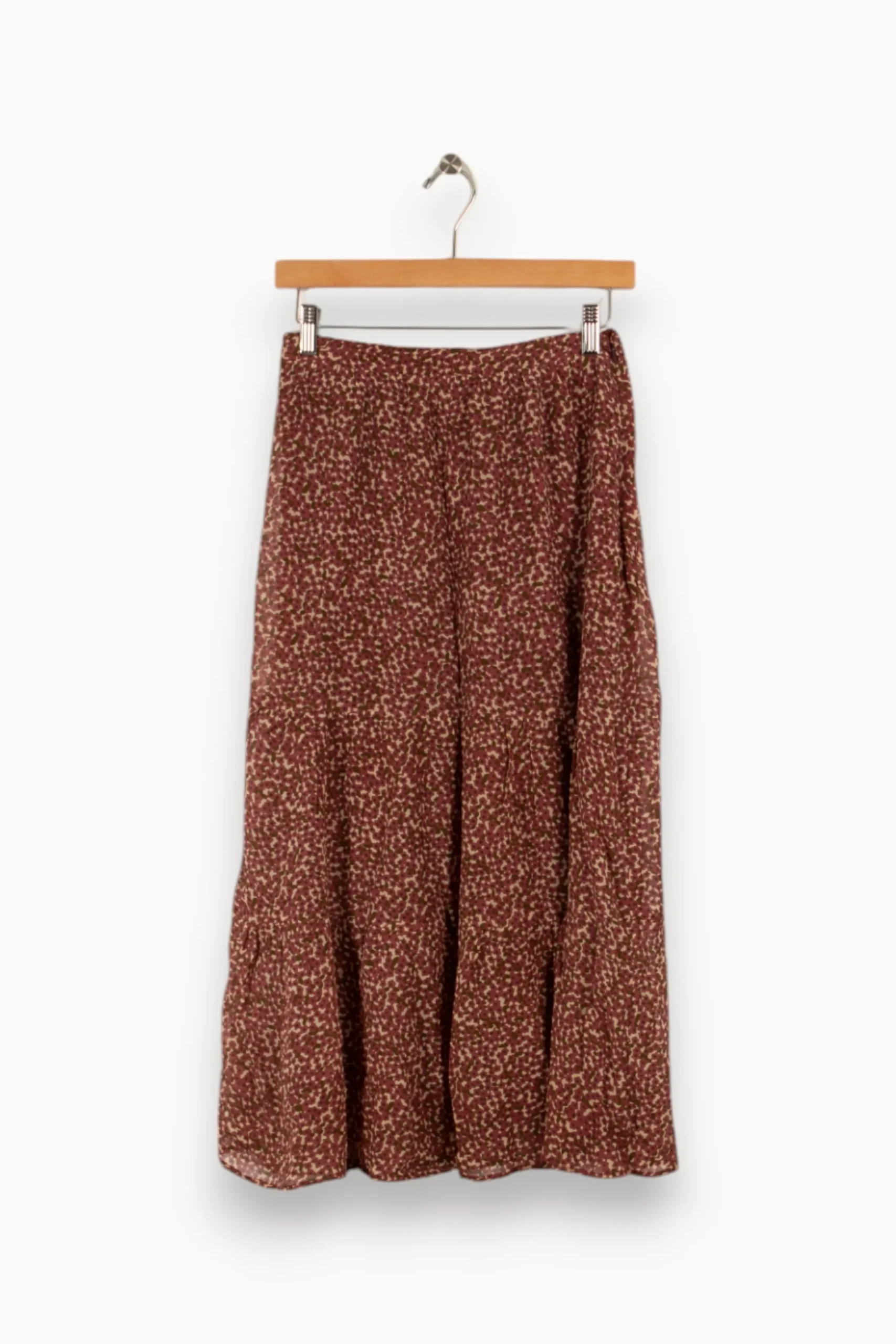 New ba&sh Jupe longue - Taille S/36 Bordeaux