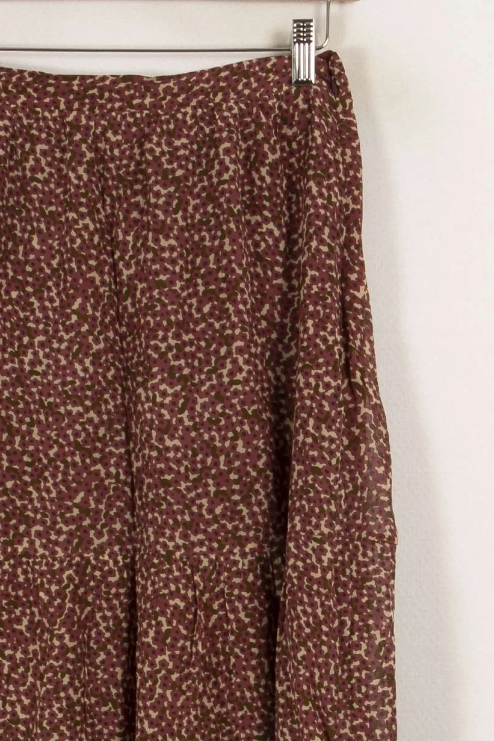 New ba&sh Jupe longue - Taille S/36 Bordeaux