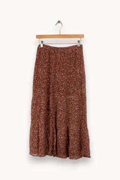 New ba&sh Jupe longue - Taille S/36 Bordeaux