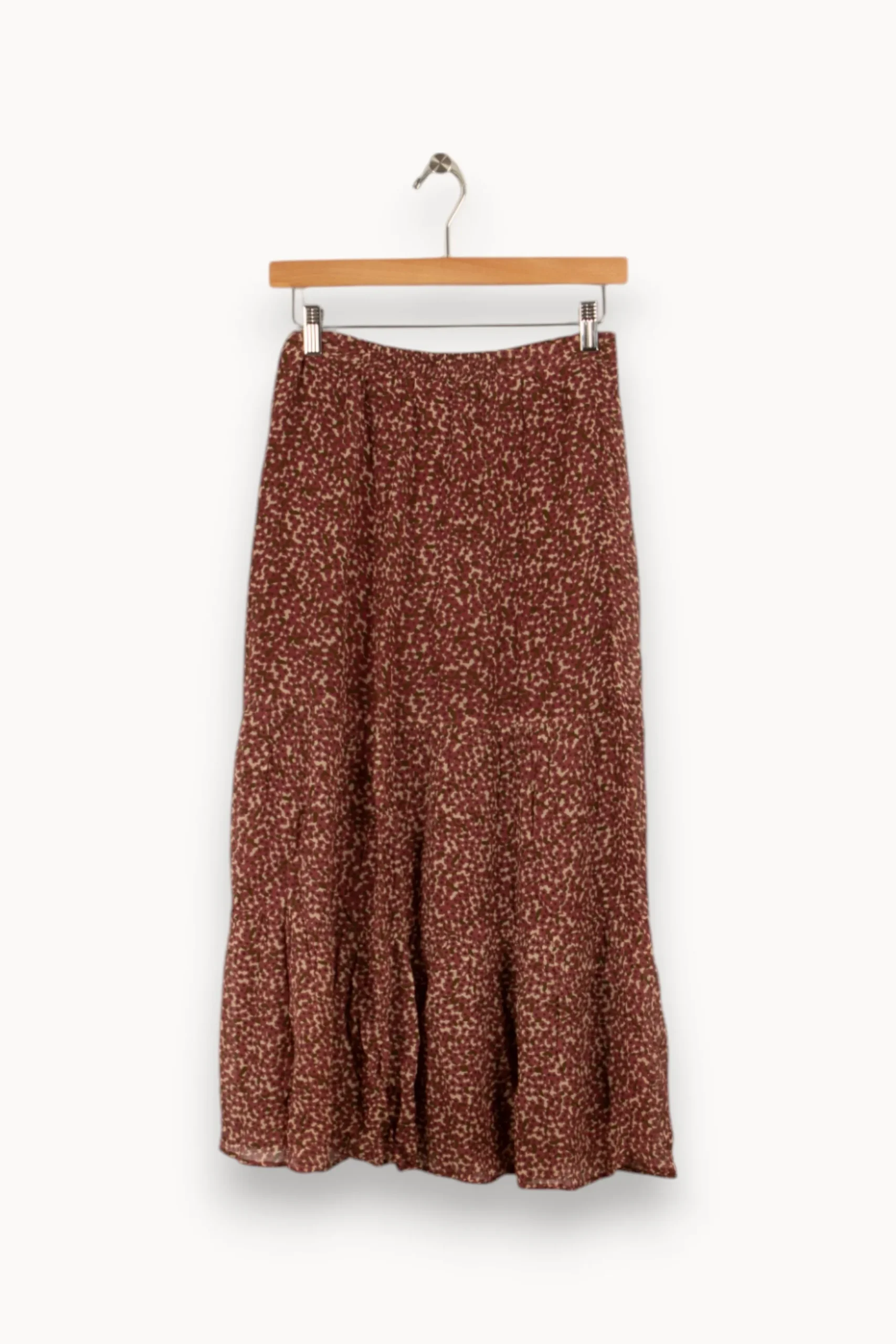 New ba&sh Jupe longue - Taille S/36 Bordeaux