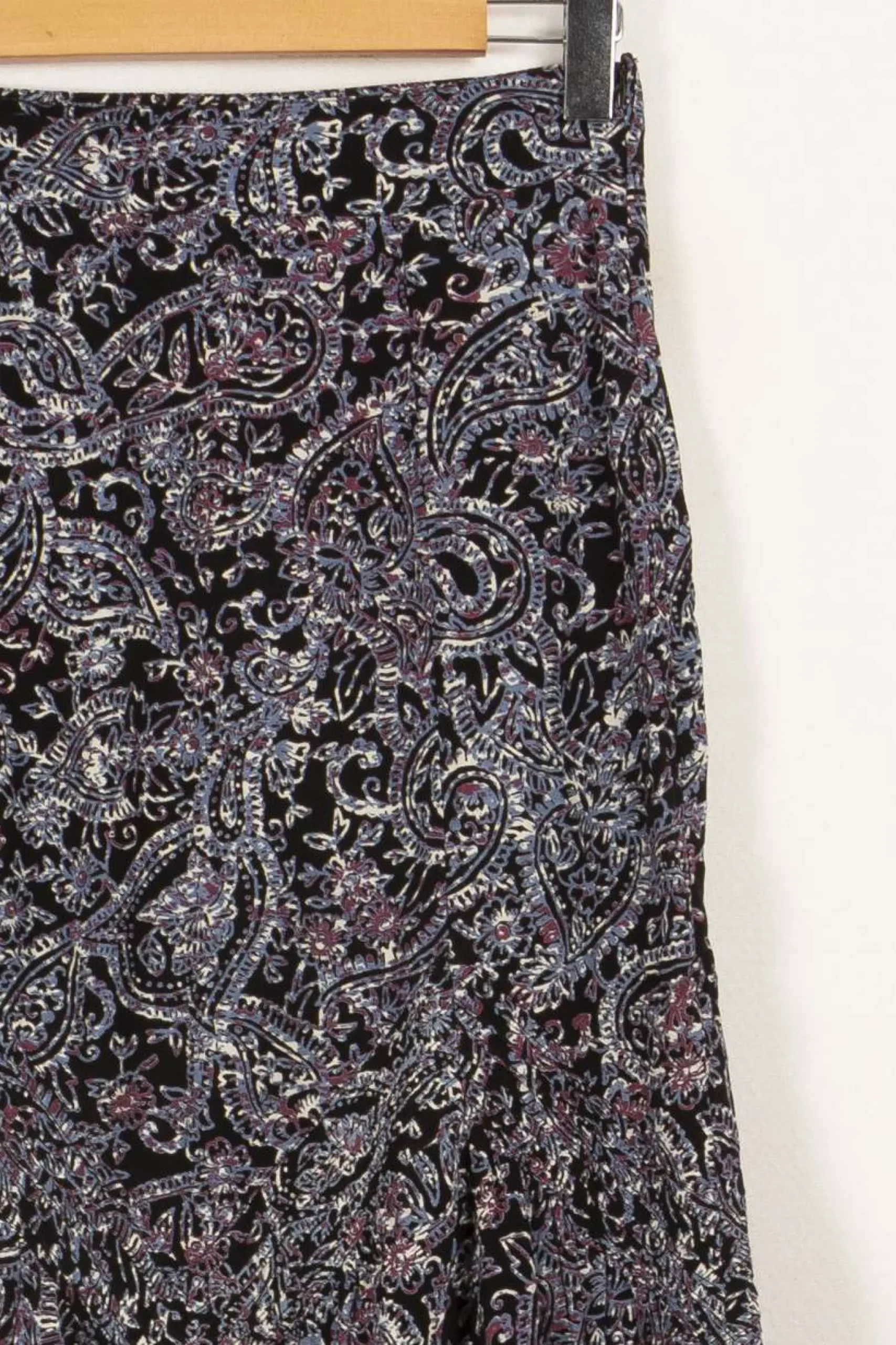 Fashion La Fée Maraboutée Jupe longue imprimée à volant en viscose écoresponsable - S/36 Multicolore