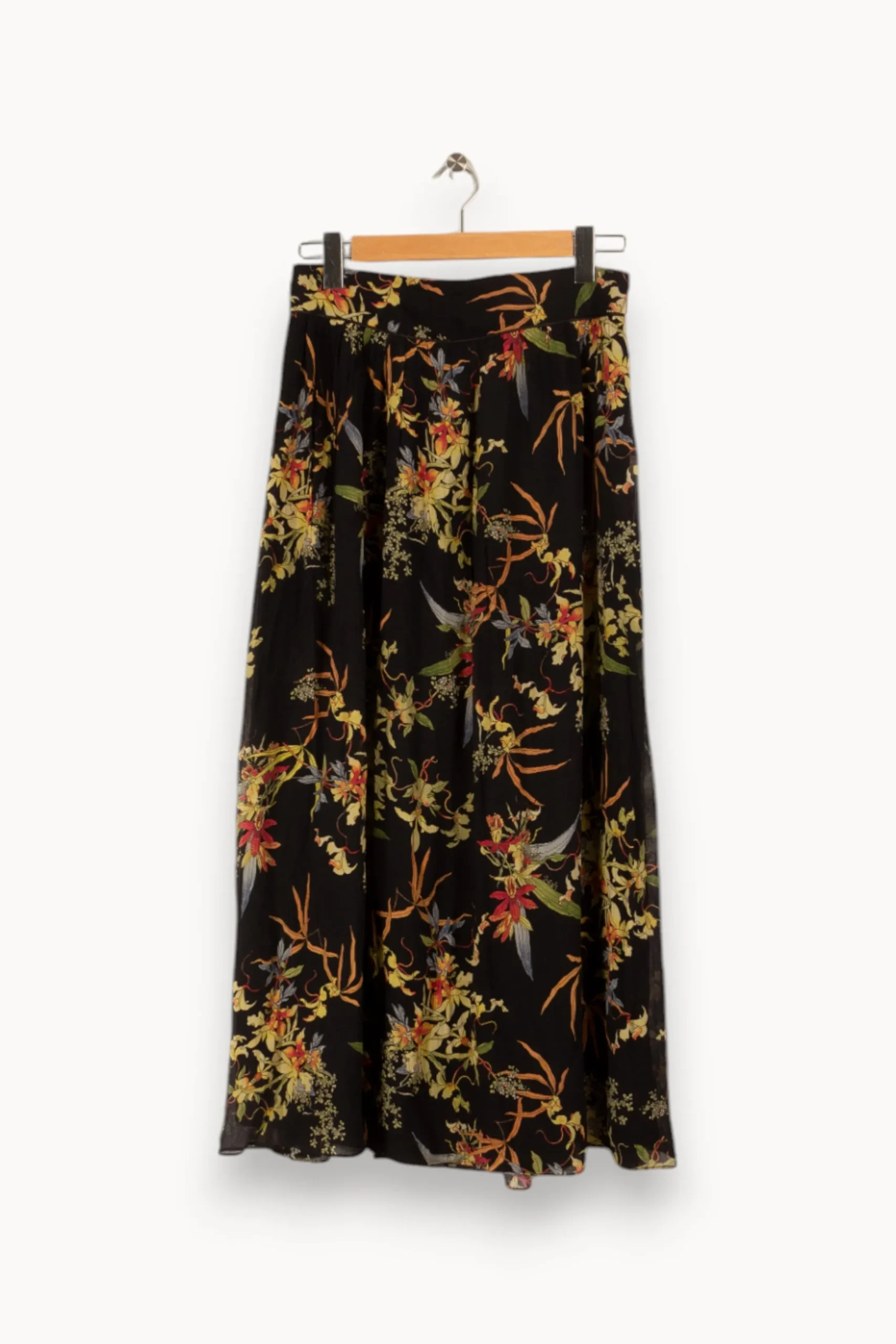New IKKS Jupe longue - Taille XL/42 Multicolore