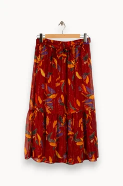 Store Grace & Mila Jupe longue à motifs - Taille L/40 Multicolore