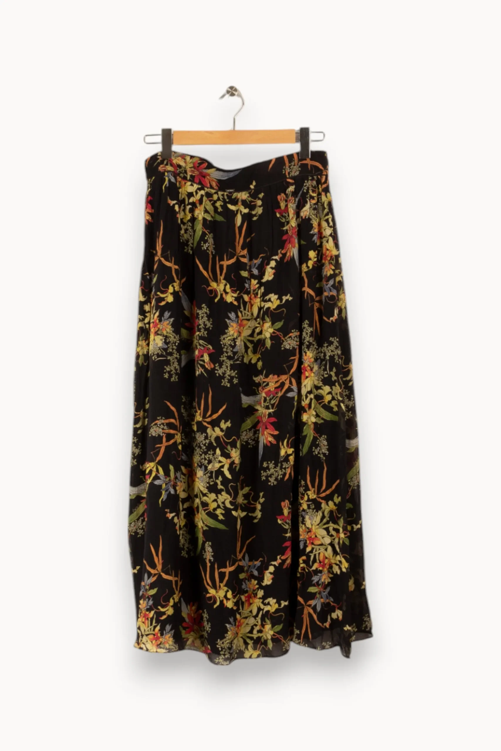 New IKKS Jupe longue - Taille XL/42 Multicolore