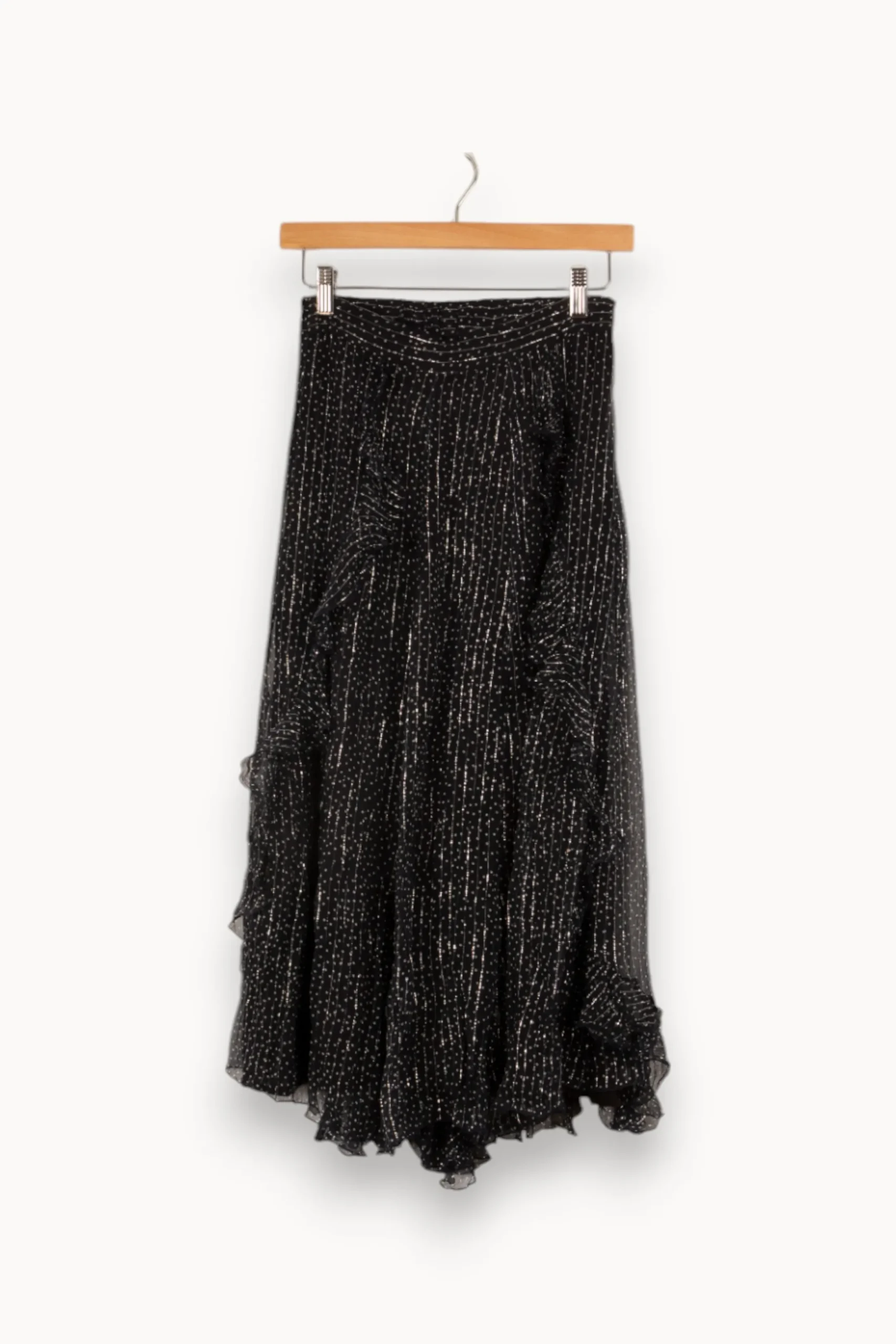 New Pablo Jupe longue e à pois - Taille S/36 Noir