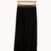 Sale IKKS Jupe longue e à pois - Taille S/36 Noir