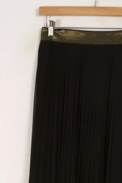 Sale IKKS Jupe longue e à pois - Taille S/36 Noir