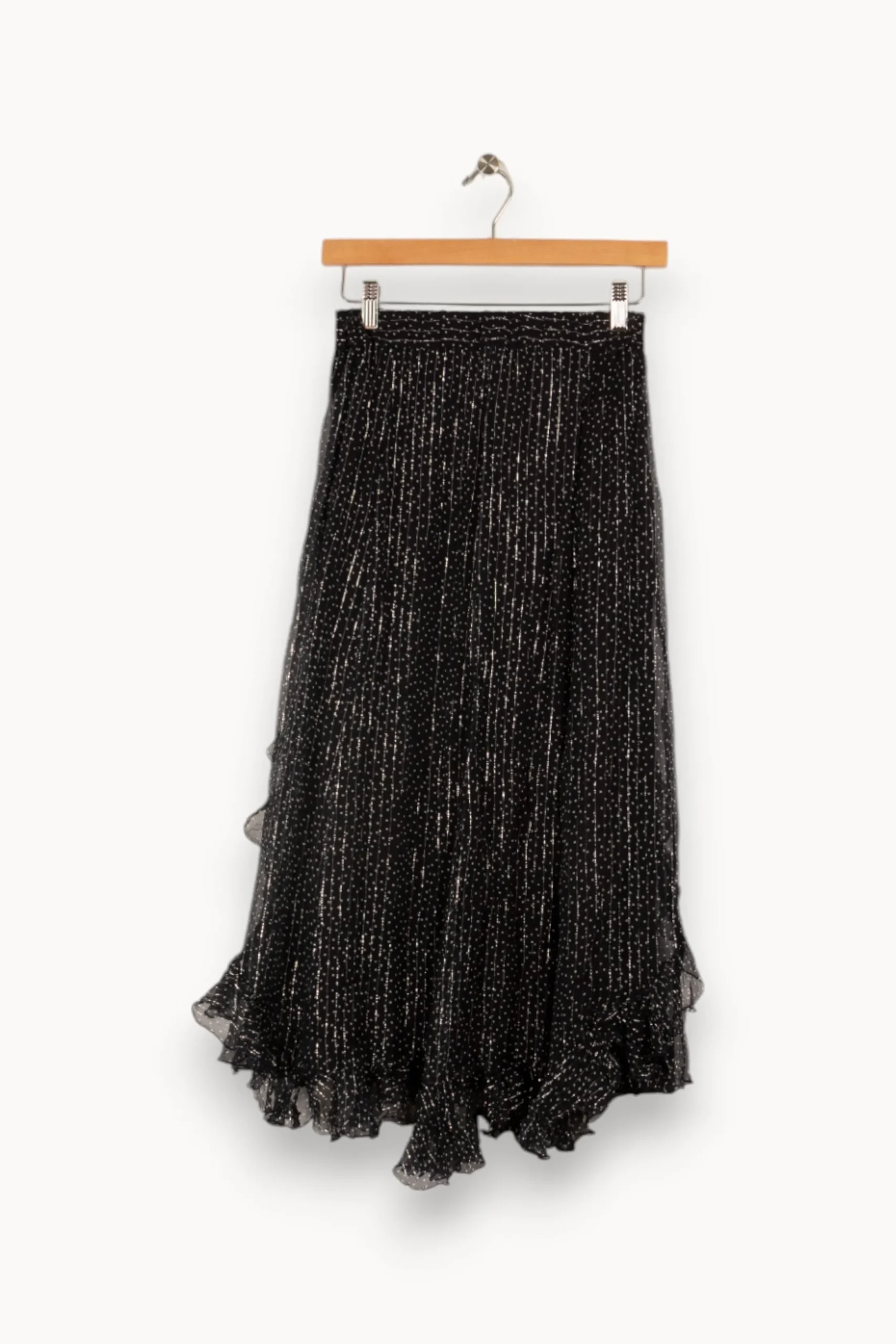 New Pablo Jupe longue e à pois - Taille S/36 Noir