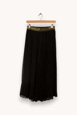 Sale IKKS Jupe longue e à pois - Taille S/36 Noir