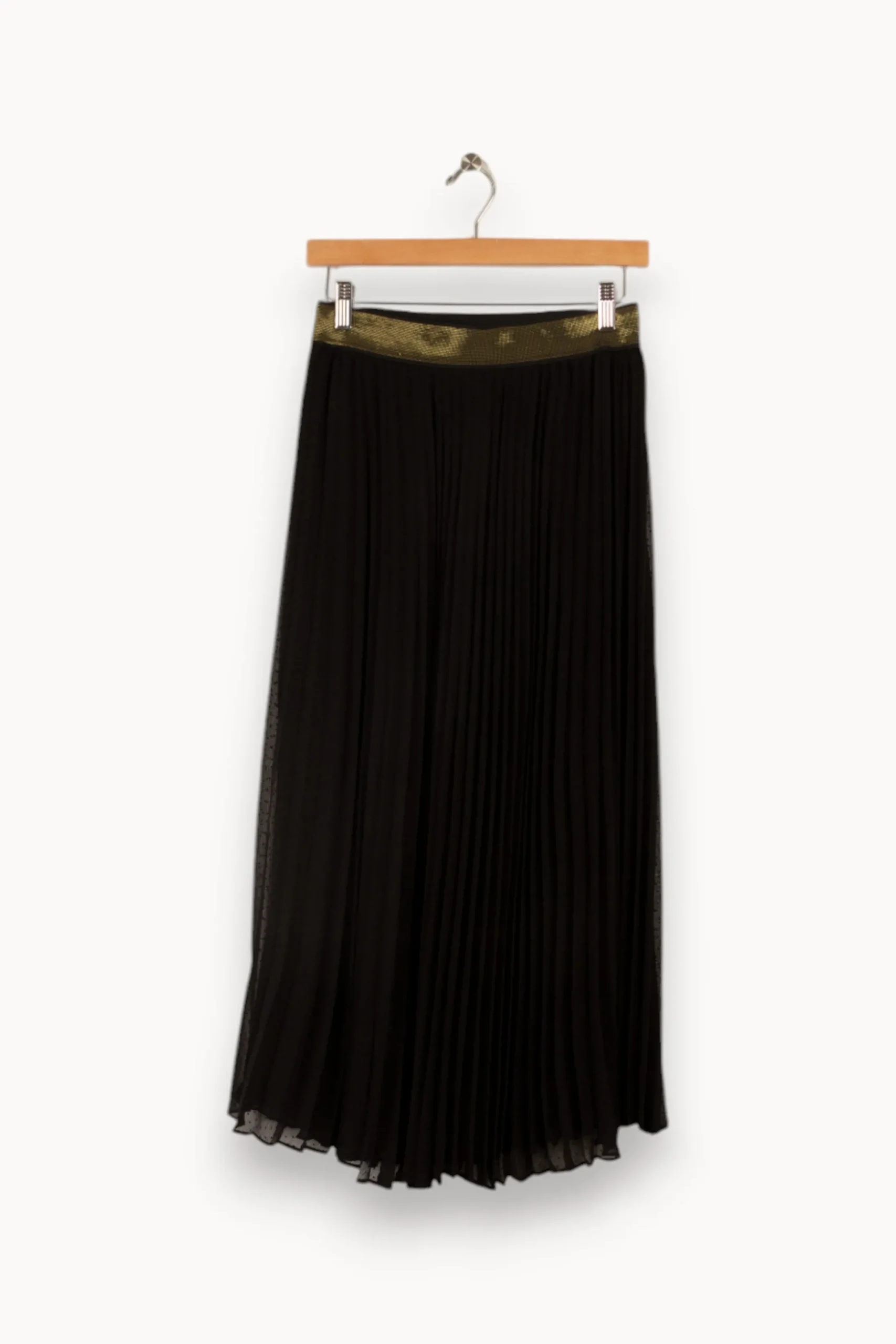 Sale IKKS Jupe longue e à pois - Taille S/36 Noir