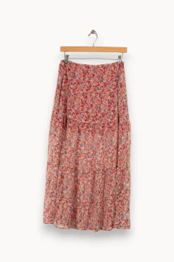 Cheap IKKS Jupe longue à motifs - Taille S/36 Rose