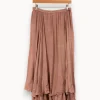 Store Mes Demoiselles Paris Jupe longue satinée - Taille XL/42 Rose