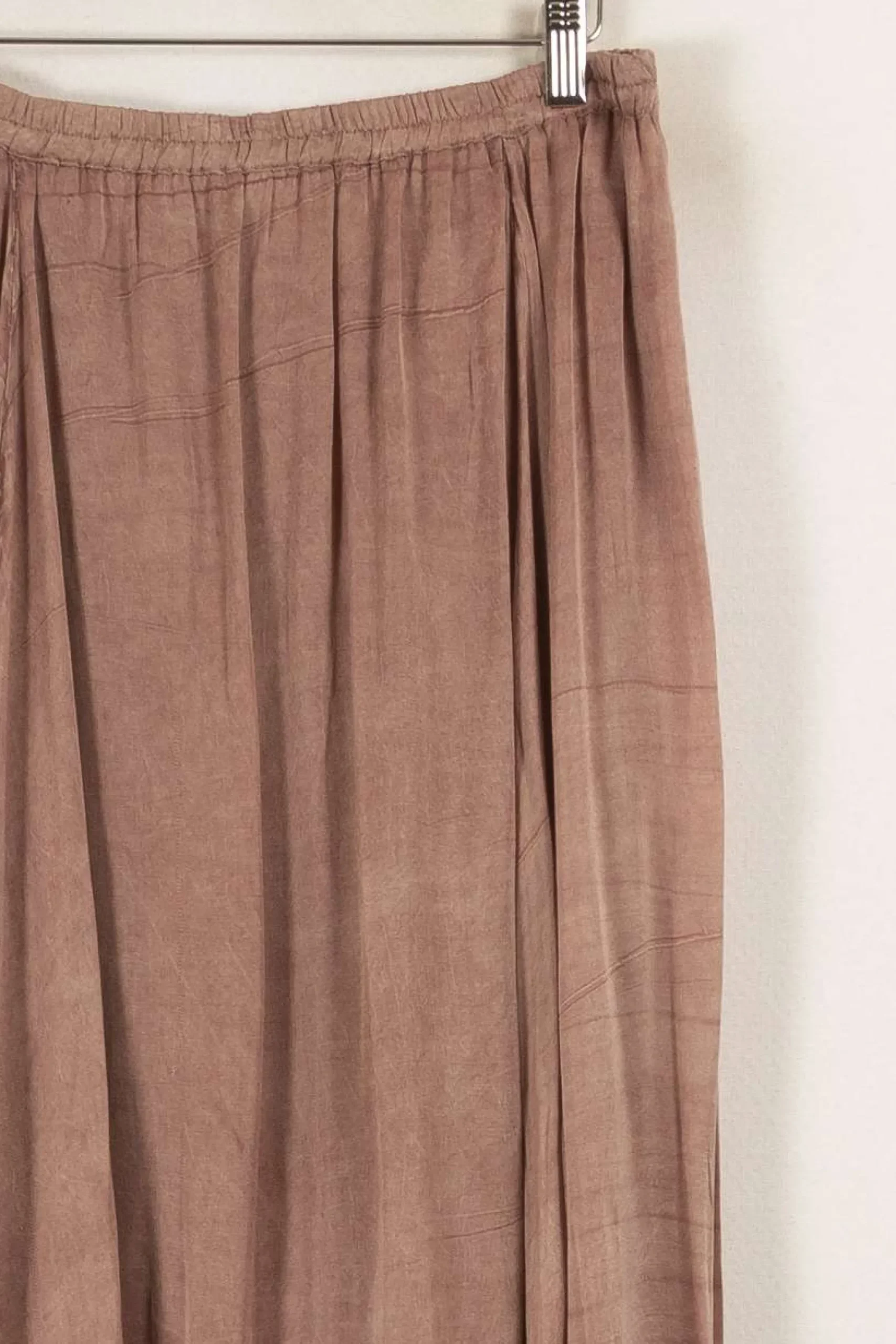 Store Mes Demoiselles Paris Jupe longue satinée - Taille XL/42 Rose