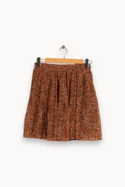 Hot Grace & Mila Jupe à motifs - Taille M/38 Marron