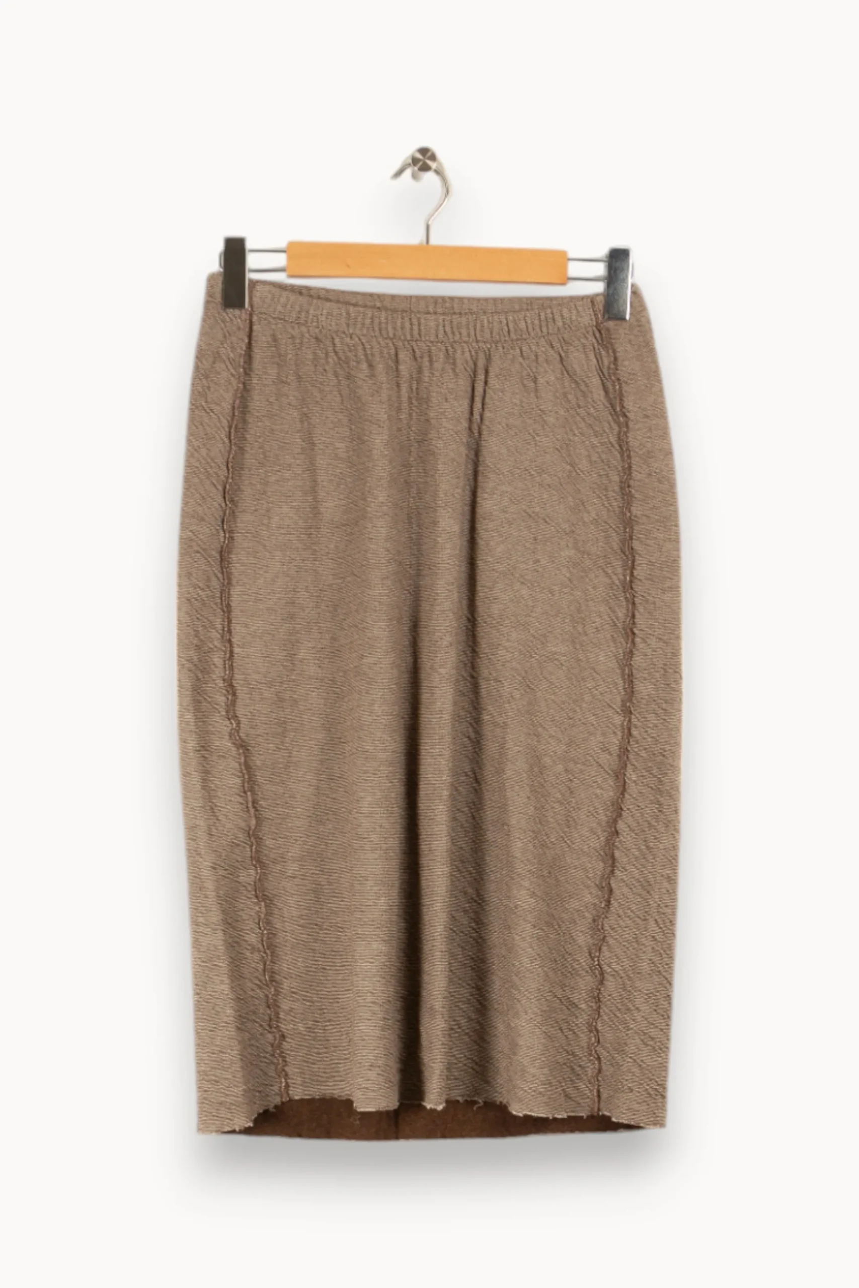 New American Vintage Jupe clair - Taille S/36 Marron