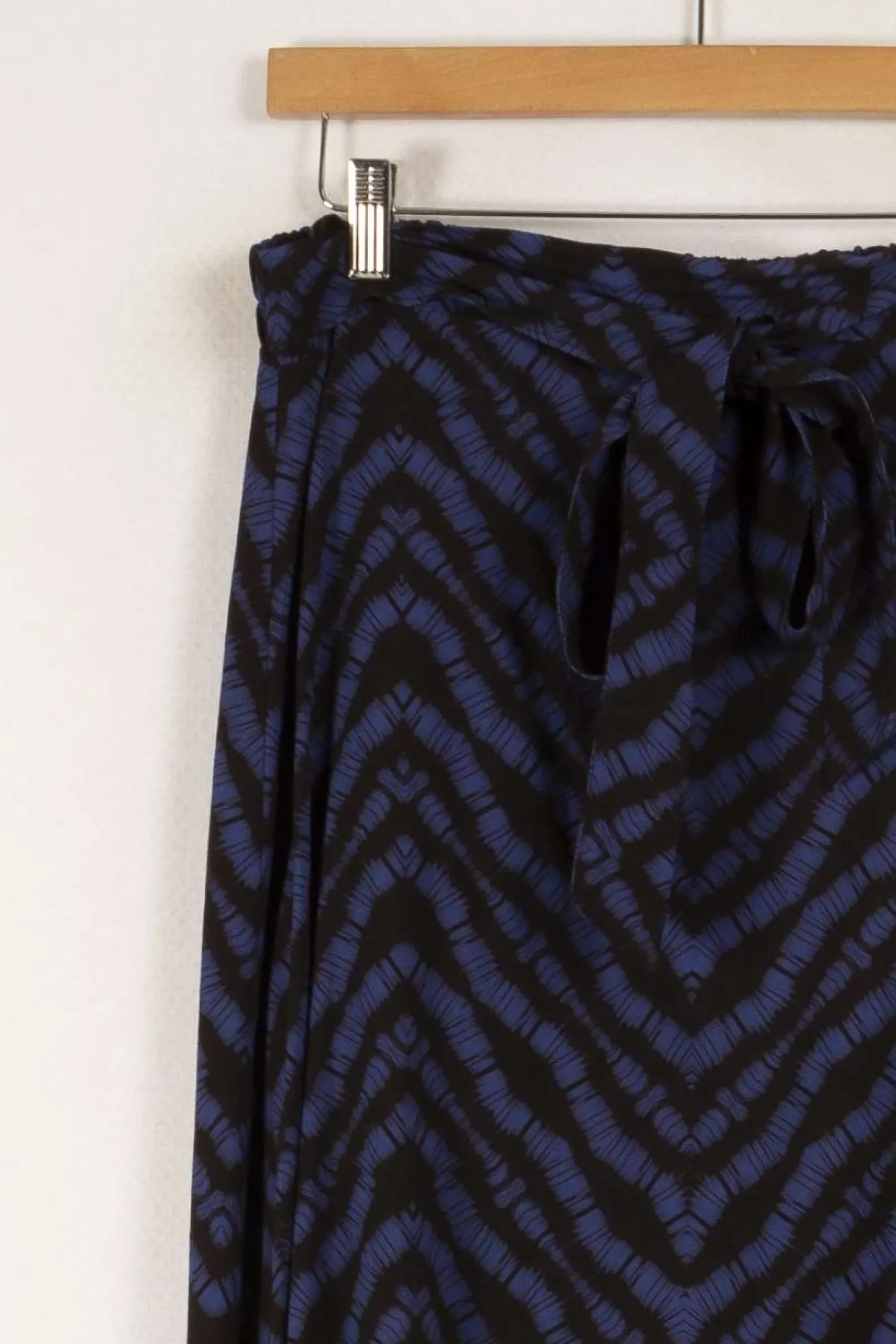 Discount La Fée Maraboutée Jupe mi-longue à imprimé bicolore - L/40 Bleu
