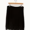 Flash Sale Gerard Darel Jupe e avec dentelle - Taille XXL/44 Noir