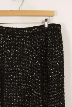 Cheap Gerard Darel Jupe e avec détails blancs - Taille XL/42 Noir