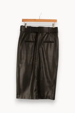 Flash Sale Caroll Jupe e effet cuir - Taille S/36 Noir