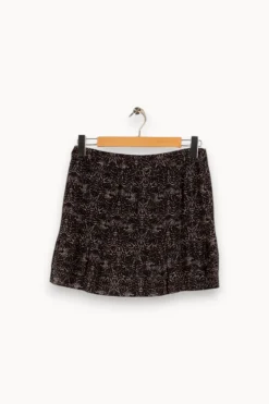 Hot Comptoir des Cotonniers Jupe e et grise à motifs - Taille S/36 Noir