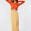 Cheap IKA Jupe Paccheri Yellow Sand - 36 Jaune