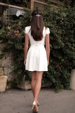 Online Maison Lemoine Jupe Pauline - 34 Blanc