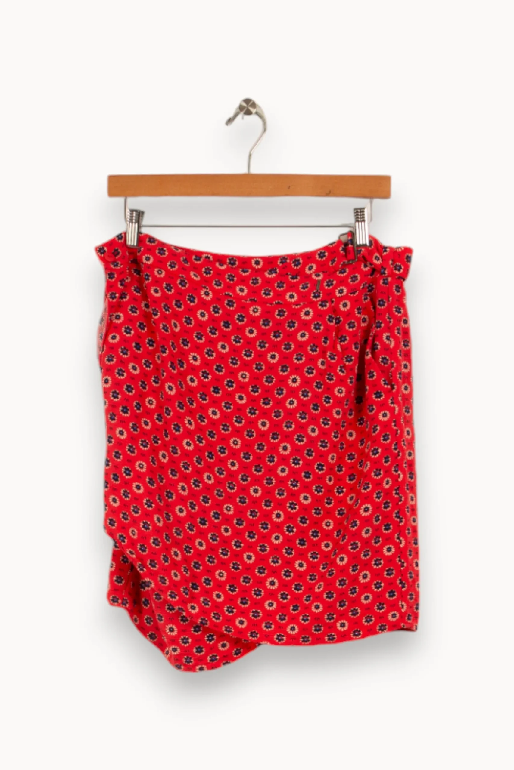 Best Comptoir des Cotonniers Jupe à fleurs - Taille XL/42 Rouge