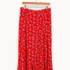 Flash Sale I.Code Jupe à motifs - Taille XL/42 Rouge