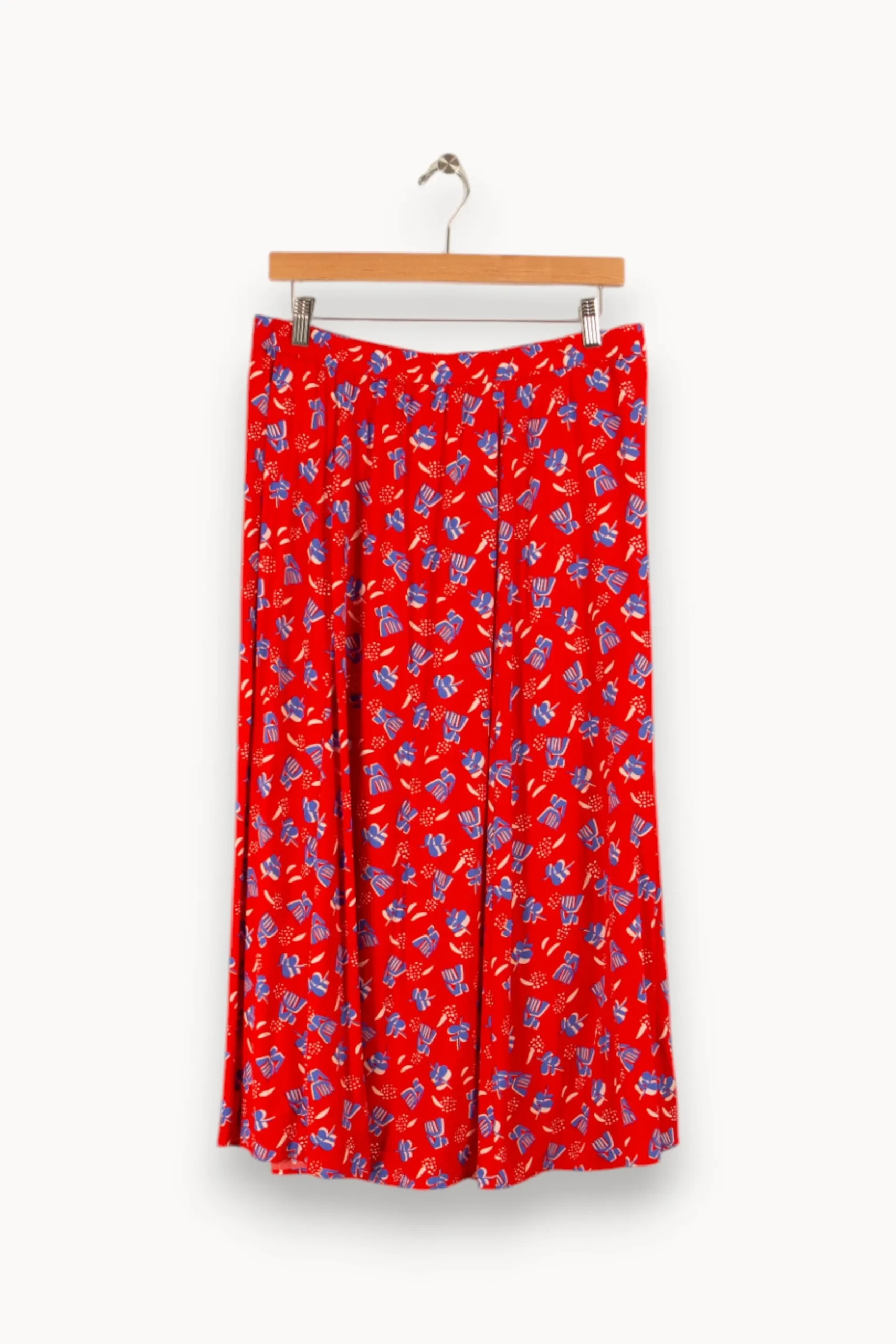 Flash Sale I.Code Jupe à motifs - Taille XL/42 Rouge