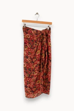 Online ba&sh Jupe - Taille XS/34 Rouge