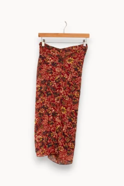 Online ba&sh Jupe - Taille XS/34 Rouge